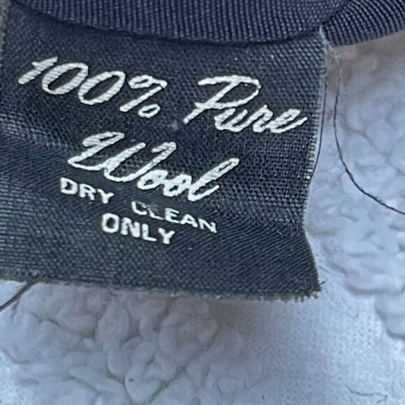 Diana Slavin Womens Pure Wool Single-Breasted Coat Blazer Jacket Black Medium - Picture 5 of 8